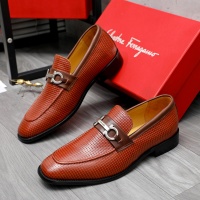 Cheap Salvatore Ferragamo Leather Shoes For Men #1256807 Replica Wholesale [$82.00 USD] [ITEM#1256807] on Replica Salvatore Ferragamo Leather Shoes