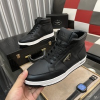 Cheap Prada High Top Shoes For Men #1256862 Replica Wholesale [$82.00 USD] [ITEM#1256862] on Replica Prada High Top Shoes