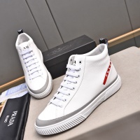 Cheap Prada High Top Shoes For Men #1256871 Replica Wholesale [$82.00 USD] [ITEM#1256871] on Replica Prada High Top Shoes