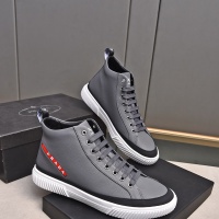 Cheap Prada High Top Shoes For Men #1256872 Replica Wholesale [$82.00 USD] [ITEM#1256872] on Replica Prada High Top Shoes