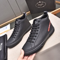 Cheap Prada High Top Shoes For Men #1256873 Replica Wholesale [$82.00 USD] [ITEM#1256873] on Replica Prada High Top Shoes