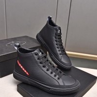 Cheap Prada High Top Shoes For Men #1256873 Replica Wholesale [$82.00 USD] [ITEM#1256873] on Replica Prada High Top Shoes