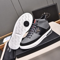 Cheap Prada High Top Shoes For Men #1256876 Replica Wholesale [$82.00 USD] [ITEM#1256876] on Replica Prada High Top Shoes