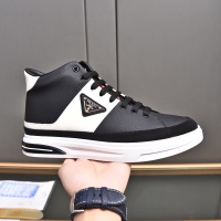 Cheap Prada High Top Shoes For Men #1256877 Replica Wholesale [$82.00 USD] [ITEM#1256877] on Replica Prada High Top Shoes