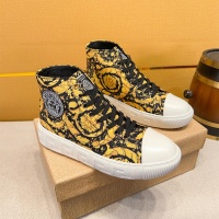 Cheap Versace High Tops Shoes For Men #1256962 Replica Wholesale [$76.00 USD] [ITEM#1256962] on Replica Versace High Tops Shoes