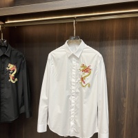 Cheap Dolce &amp; Gabbana D&amp;G Shirts Long Sleeved For Men #1257010 Replica Wholesale [$92.00 USD] [ITEM#1257010] on Replica Dolce &amp; Gabbana D&amp;G Shirts