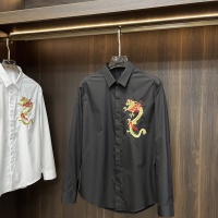 Cheap Dolce &amp; Gabbana D&amp;G Shirts Long Sleeved For Men #1257011 Replica Wholesale [$92.00 USD] [ITEM#1257011] on Replica Dolce &amp; Gabbana D&amp;G Shirts