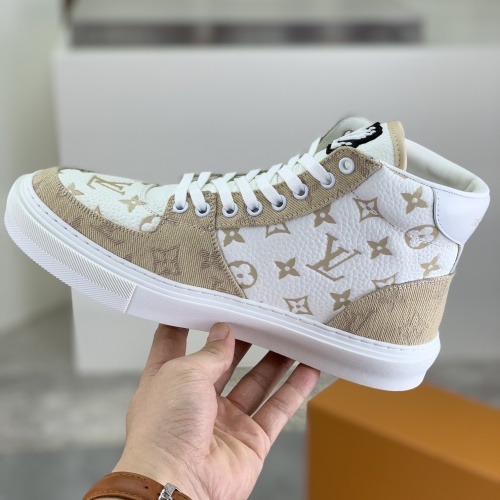 Cheap Louis Vuitton High Tops Shoes For Men #1257033 Replica Wholesale [$155.00 USD] [ITEM#1257033] on Replica Louis Vuitton High Tops Shoes