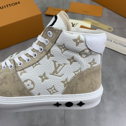 Cheap Louis Vuitton High Tops Shoes For Men #1257033 Replica Wholesale [$155.00 USD] [ITEM#1257033] on Replica Louis Vuitton High Tops Shoes