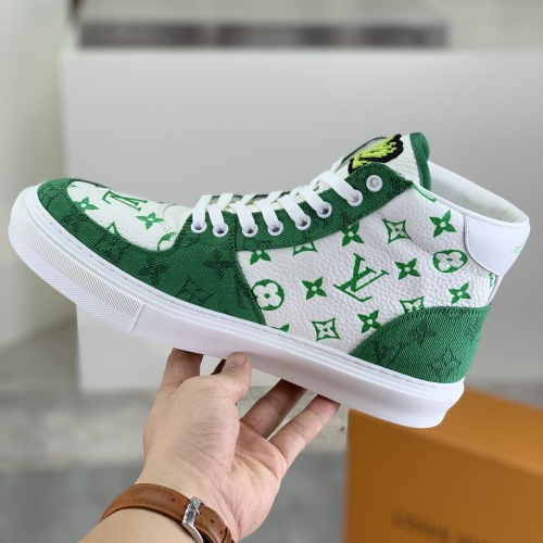 Cheap Louis Vuitton High Tops Shoes For Men #1257034 Replica Wholesale [$155.00 USD] [ITEM#1257034] on Replica Louis Vuitton High Tops Shoes