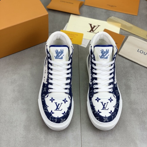 Cheap Louis Vuitton High Tops Shoes For Men #1257035 Replica Wholesale [$155.00 USD] [ITEM#1257035] on Replica Louis Vuitton High Tops Shoes