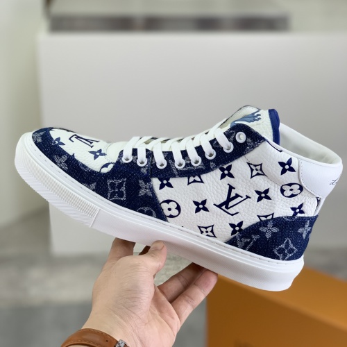 Cheap Louis Vuitton High Tops Shoes For Men #1257035 Replica Wholesale [$155.00 USD] [ITEM#1257035] on Replica Louis Vuitton High Tops Shoes