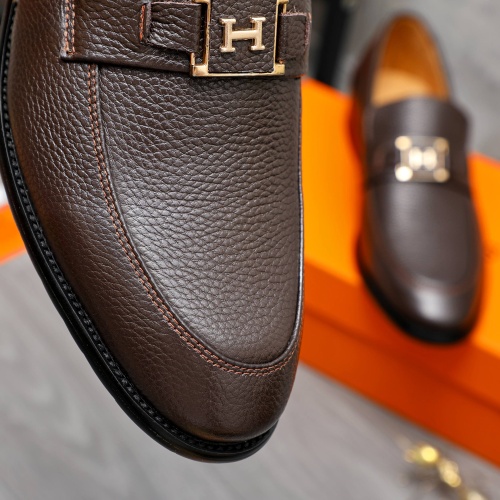 Cheap Hermes Leather Shoes For Men #1257039 Replica Wholesale [$82.00 USD] [ITEM#1257039] on Replica Hermes Leather Shoes