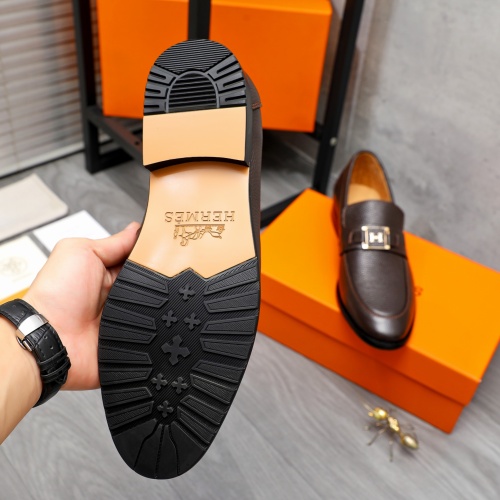 Cheap Hermes Leather Shoes For Men #1257039 Replica Wholesale [$82.00 USD] [ITEM#1257039] on Replica Hermes Leather Shoes