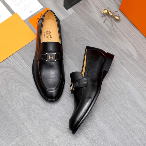 Cheap Hermes Leather Shoes For Men #1257041 Replica Wholesale [$82.00 USD] [ITEM#1257041] on Replica Hermes Leather Shoes