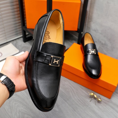 Cheap Hermes Leather Shoes For Men #1257041 Replica Wholesale [$82.00 USD] [ITEM#1257041] on Replica Hermes Leather Shoes