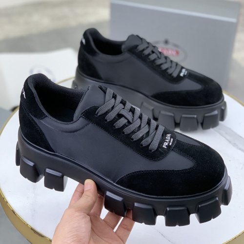 Cheap Prada Casual Shoes For Men #1257079 Replica Wholesale [$98.00 USD] [ITEM#1257079] on Replica Prada Casual Shoes