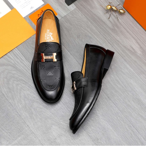 Cheap Hermes Leather Shoes For Men #1257113 Replica Wholesale [$82.00 USD] [ITEM#1257113] on Replica Hermes Leather Shoes