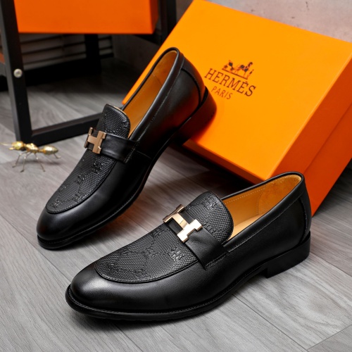 Cheap Hermes Leather Shoes For Men #1257113 Replica Wholesale [$82.00 USD] [ITEM#1257113] on Replica Hermes Leather Shoes