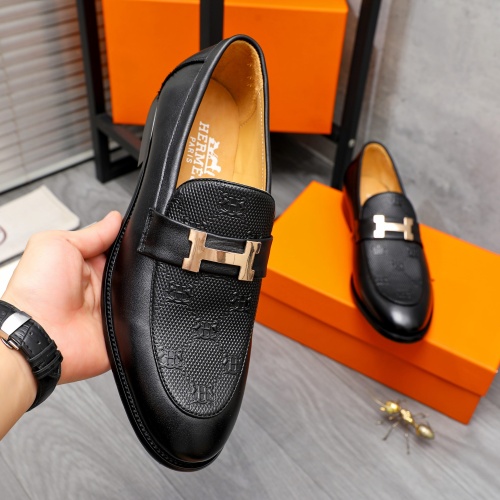 Cheap Hermes Leather Shoes For Men #1257113 Replica Wholesale [$82.00 USD] [ITEM#1257113] on Replica Hermes Leather Shoes