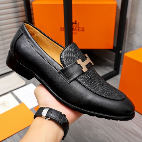 Cheap Hermes Leather Shoes For Men #1257113 Replica Wholesale [$82.00 USD] [ITEM#1257113] on Replica Hermes Leather Shoes