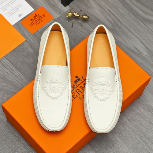 Cheap Hermes Leather Shoes For Men #1257119 Replica Wholesale [$68.00 USD] [ITEM#1257119] on Replica Hermes Leather Shoes