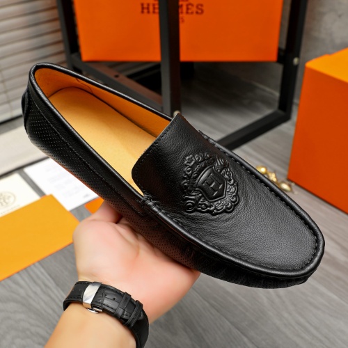 Cheap Hermes Leather Shoes For Men #1257121 Replica Wholesale [$68.00 USD] [ITEM#1257121] on Replica Hermes Leather Shoes