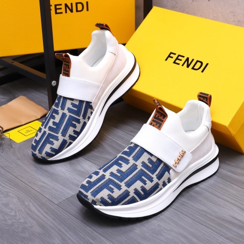 Cheap Fendi Casual Shoes For Men #1257144 Replica Wholesale [$80.00 USD] [ITEM#1257144] on Replica Fendi Casual Shoes