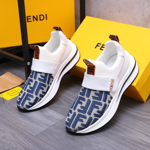 Cheap Fendi Casual Shoes For Men #1257144 Replica Wholesale [$80.00 USD] [ITEM#1257144] on Replica Fendi Casual Shoes