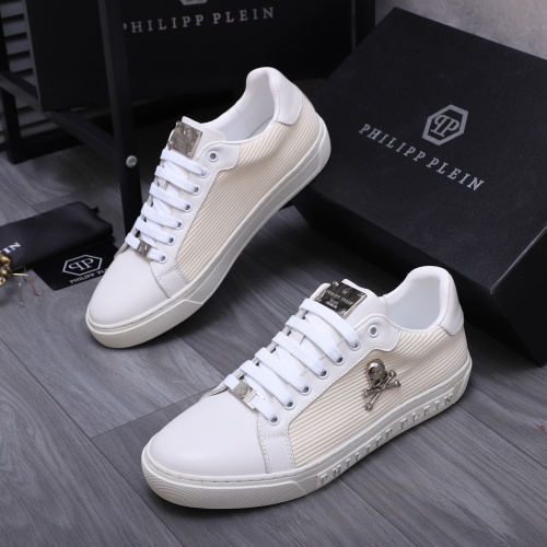 Cheap Philipp Plein PP Casual Shoes For Men #1257155 Replica Wholesale [$72.00 USD] [ITEM#1257155] on Replica Philipp Plein PP Casual Shoes