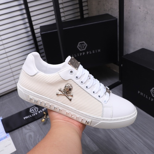 Cheap Philipp Plein PP Casual Shoes For Men #1257155 Replica Wholesale [$72.00 USD] [ITEM#1257155] on Replica Philipp Plein PP Casual Shoes