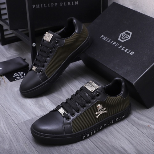 Cheap Philipp Plein PP Casual Shoes For Men #1257158 Replica Wholesale [$72.00 USD] [ITEM#1257158] on Replica Philipp Plein PP Casual Shoes