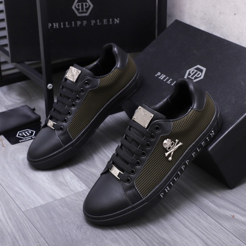 Cheap Philipp Plein PP Casual Shoes For Men #1257158 Replica Wholesale [$72.00 USD] [ITEM#1257158] on Replica Philipp Plein PP Casual Shoes