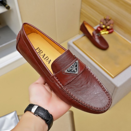 Cheap Prada Leather Shoes For Men #1257184 Replica Wholesale [$68.00 USD] [ITEM#1257184] on Replica Prada Leather Shoes