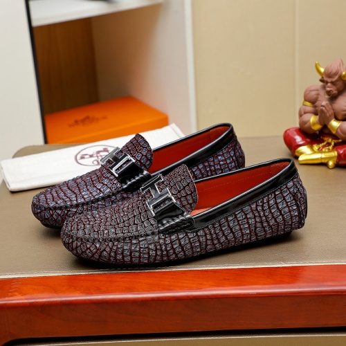 Cheap Hermes Leather Shoes For Men #1257186 Replica Wholesale [$68.00 USD] [ITEM#1257186] on Replica Hermes Leather Shoes