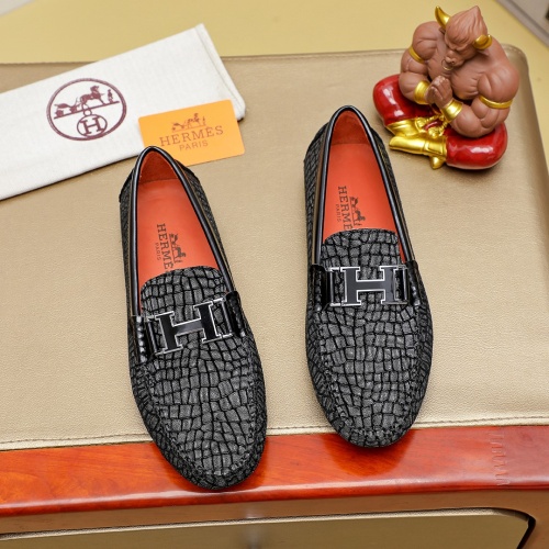 Cheap Hermes Leather Shoes For Men #1257187 Replica Wholesale [$68.00 USD] [ITEM#1257187] on Replica Hermes Leather Shoes