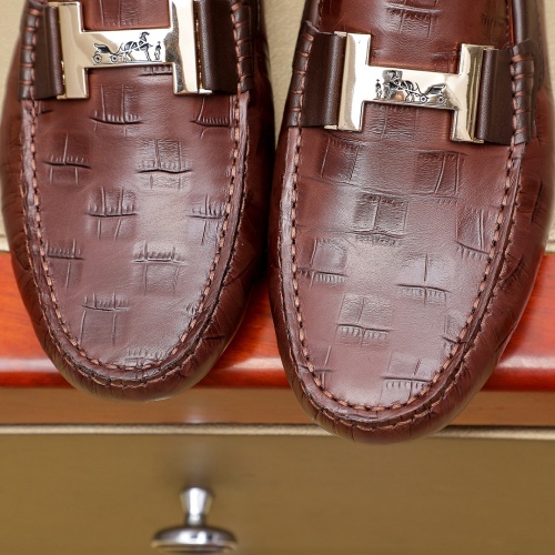 Cheap Hermes Leather Shoes For Men #1257188 Replica Wholesale [$68.00 USD] [ITEM#1257188] on Replica Hermes Leather Shoes