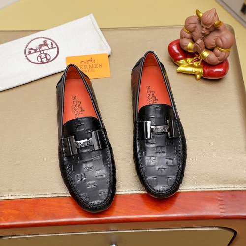 Cheap Hermes Leather Shoes For Men #1257189 Replica Wholesale [$68.00 USD] [ITEM#1257189] on Replica Hermes Leather Shoes