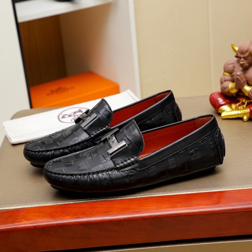 Cheap Hermes Leather Shoes For Men #1257189 Replica Wholesale [$68.00 USD] [ITEM#1257189] on Replica Hermes Leather Shoes