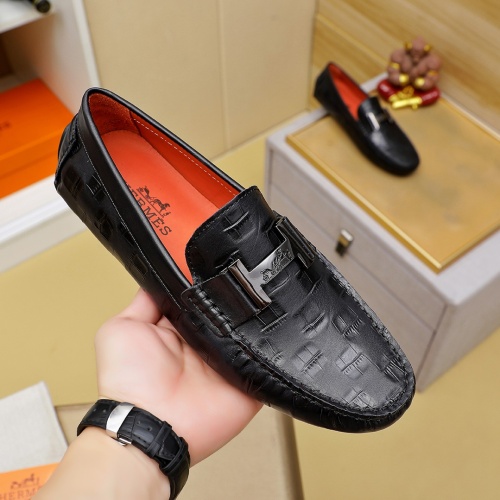 Cheap Hermes Leather Shoes For Men #1257189 Replica Wholesale [$68.00 USD] [ITEM#1257189] on Replica Hermes Leather Shoes