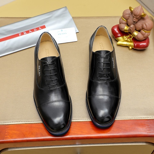 Cheap Prada Leather Shoes For Men #1257196 Replica Wholesale [$96.00 USD] [ITEM#1257196] on Replica Prada Leather Shoes