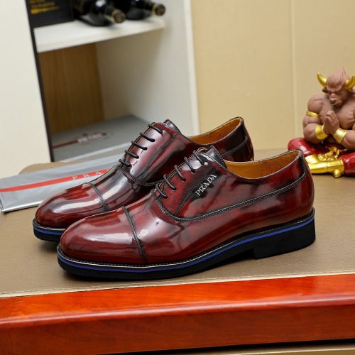 Cheap Prada Leather Shoes For Men #1257197 Replica Wholesale [$96.00 USD] [ITEM#1257197] on Replica Prada Leather Shoes