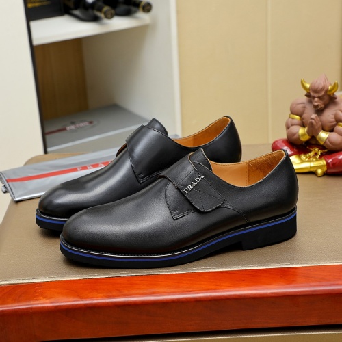 Cheap Prada Leather Shoes For Men #1257200 Replica Wholesale [$96.00 USD] [ITEM#1257200] on Replica Prada Leather Shoes