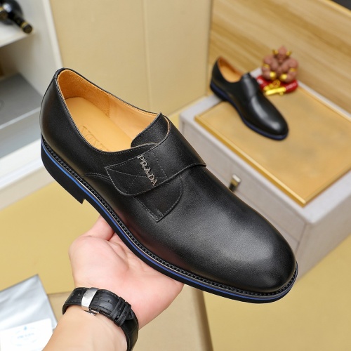 Cheap Prada Leather Shoes For Men #1257200 Replica Wholesale [$96.00 USD] [ITEM#1257200] on Replica Prada Leather Shoes