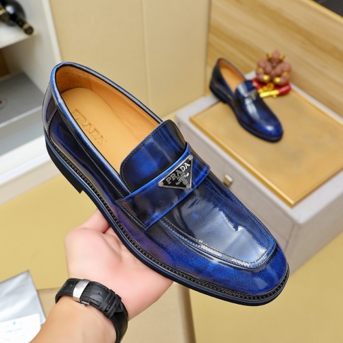 Cheap Prada Leather Shoes For Men #1257205 Replica Wholesale [$96.00 USD] [ITEM#1257205] on Replica Prada Leather Shoes