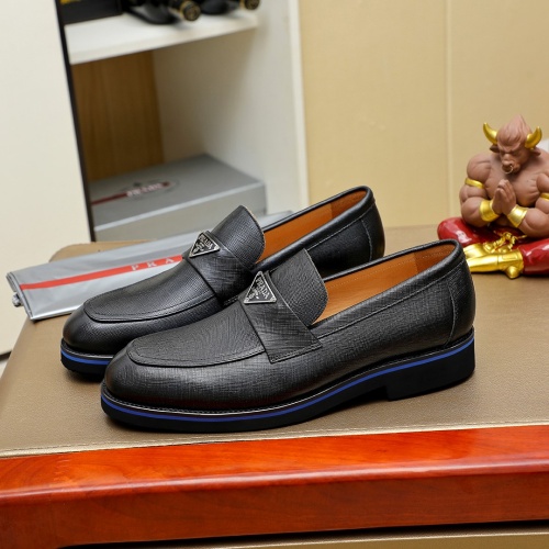 Cheap Prada Leather Shoes For Men #1257207 Replica Wholesale [$96.00 USD] [ITEM#1257207] on Replica Prada Leather Shoes