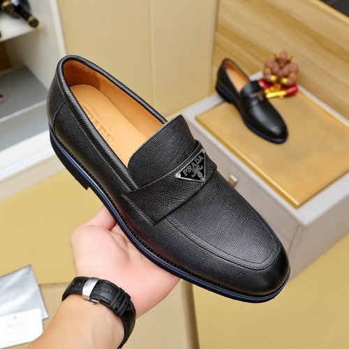 Cheap Prada Leather Shoes For Men #1257207 Replica Wholesale [$96.00 USD] [ITEM#1257207] on Replica Prada Leather Shoes