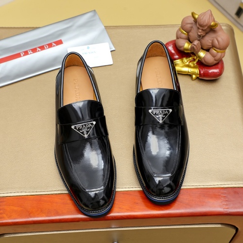 Cheap Prada Leather Shoes For Men #1257208 Replica Wholesale [$96.00 USD] [ITEM#1257208] on Replica Prada Leather Shoes