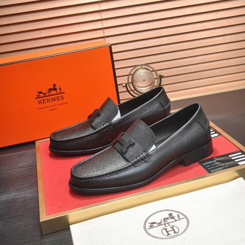 Cheap Hermes Leather Shoes For Men #1257210 Replica Wholesale [$98.00 USD] [ITEM#1257210] on Replica Hermes Leather Shoes