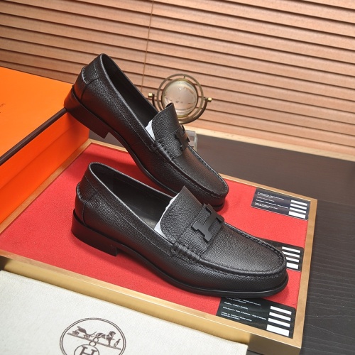 Cheap Hermes Leather Shoes For Men #1257210 Replica Wholesale [$98.00 USD] [ITEM#1257210] on Replica Hermes Leather Shoes